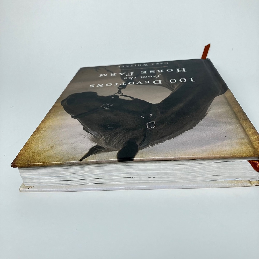 Thomas Nelson Book 100 Devotions from Horse Farm Cara Whitney Hardcover Brown - Picture 5 of 13